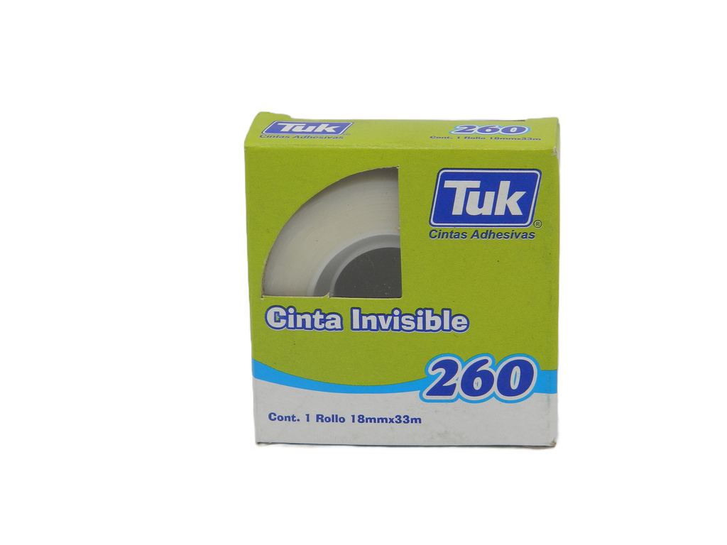 Cinta Invisible T-260 18 x 33 C/ 10 pzs Tuk