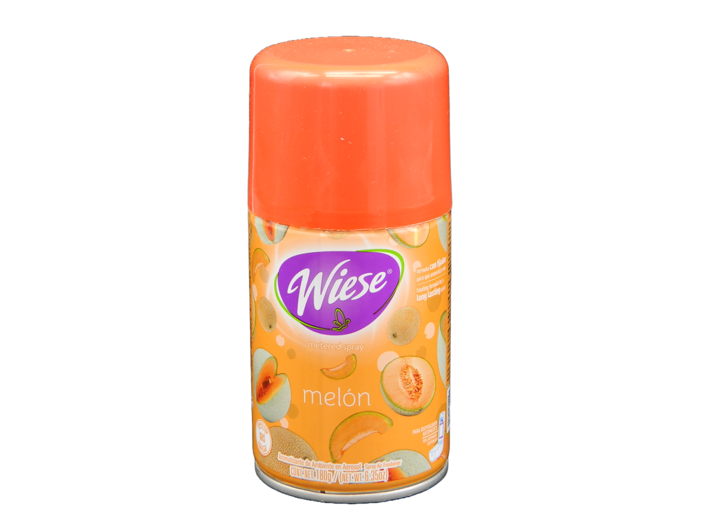 Repuesto Aromatizante Aerosol 180 grs Melon C/ 12 pzs Wiese