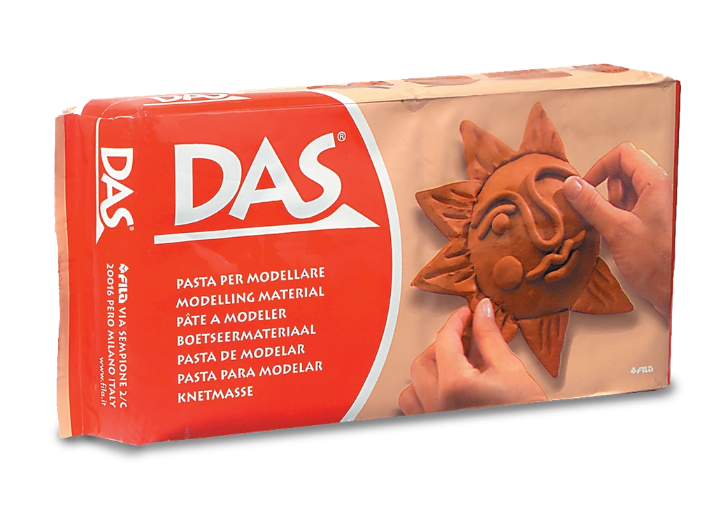 Masa Das Terracota 1/2 Kilo C/ 4 pzs Dixon