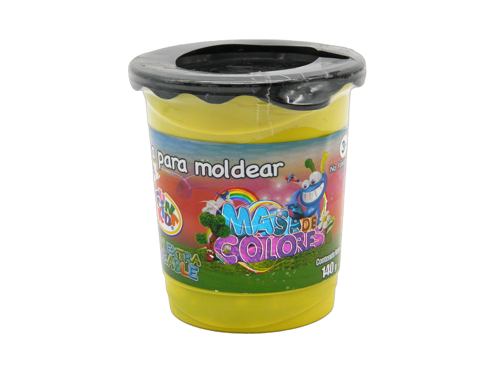 Plastilina 180 grs Vinci Negra C/ 5 pzs Dixon