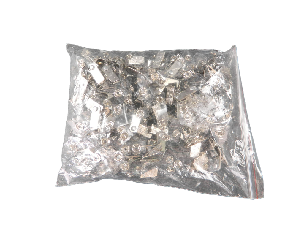 Broche P/ Gafete Caiman Metalico C/ 100 pzs Mexiquense