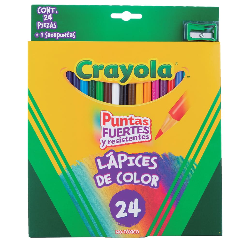 Colores Largos C/ 24 pzs Crayola