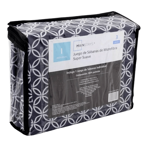 Juego Sabanas Super Suave Individuales Mainstays