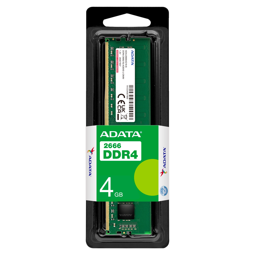 Memoria Ram 4 GB DDR4 2666 MHz UDIMM Adata
