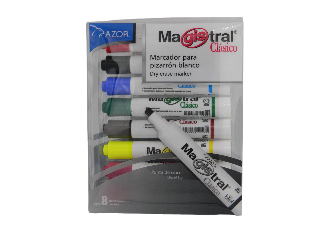 Marcador Magistral Clasico C/ 8 pzs Azor