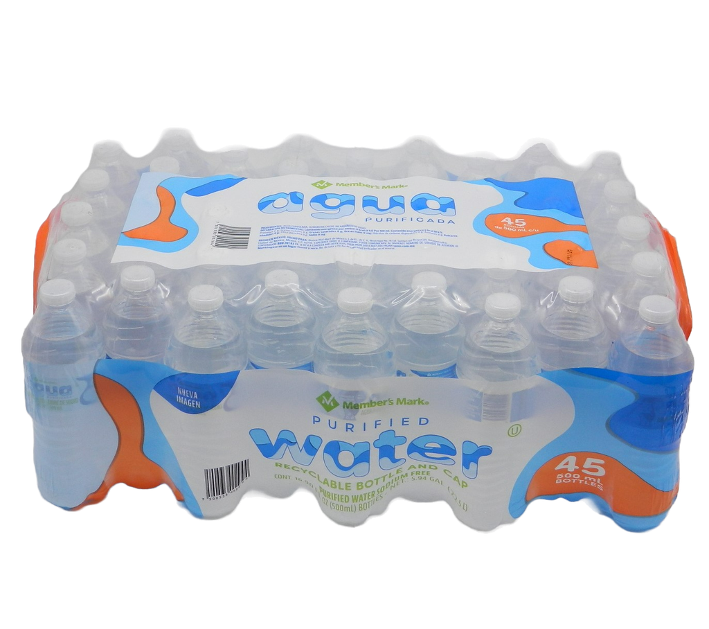 Agua Purificada 500 C/ 45 pzs ml Members