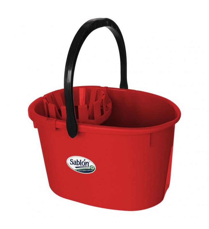 Cubeta Exprimidora 19 Lts Roja Sablon