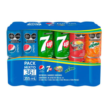 Refresco Pepsi Mix 355 ml C/ 36 pzs 