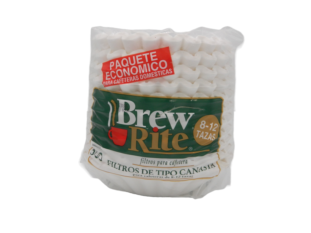 Filtro P/ Café 8 a 12 Tazas C/ 500 pzs Brew