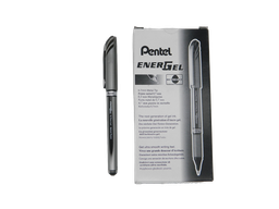 [002768] Pluma Energel 0.7 mm P/ Fino Negro C/ 12 pzs BL27 Pentel