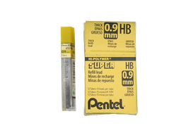 [002811] Puntillas Hi-Polymer 0.9 mm C/ 12 puntillas C/ 12 pzs Pentel