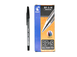[002827] Pluma BPS 1.0 mm P/ Mediano Negro C/ 12 pzs Pilot