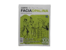 [002898] Papel Opalina Marfil T/ Carta 125 grs C/ 100 hjs Copamex