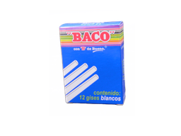[002994] Gis Moldeado Blanco C/ 12 pzs Baco