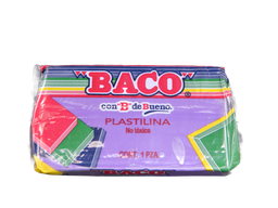 [003150] Plastilina 180 grs 63 Violeta C/ 5 pzs Baco