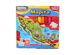 [003193] Colores Cortos Mapita C/ 12 pzs Dixon