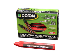 [003203] Crayon Industrial Rojo C/ 10 pzs Dixon