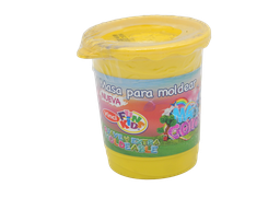 [003237] Plastilina 180 grs Vinci Amarilla C/ 5 pzs Dixon