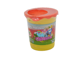 [003243] Plastilina 180 grs Vinci Naranja C/ 5 pzs Dixon