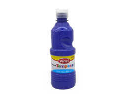 [003315] Pintura Tempera Vinci 473 ml Azul Ultramar C/ 4 pzs Dixon