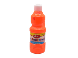 [003327] Pintura Tempera Vinci 473 ml Naranja Fluorescente C/ 4 pzs Dixon