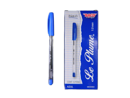 [003364] Pluma Le Plume 1.0 mm P/ Mediano Azul C/ 12 pzs Baco