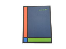 [003645] Libreta 1/4 Pasta Dura F/ Francesa Rayado C/ 96 hjs Estrella