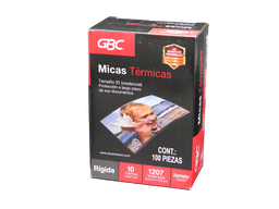 [000045] Mica Termica 9 x 13.5 1207 C/ 100 pzs Gbc