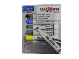 [000147] Marcador Magistral Clasico C/ 8 pzs Azor