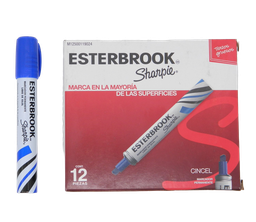 [000346] Marcador Esterbrook Azul C/ 12 pzs Newell