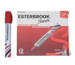 [000348] Marcador Esterbrook Rojo C/ 12 pzs Newell