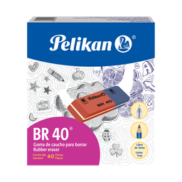 [001045] Borrador Caucho Biselado BR40 C/ 40 pzs Pelikan