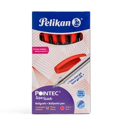 [001252] Pluma P/ Med Pointec Rojo C/ 12 pzs Pelikan