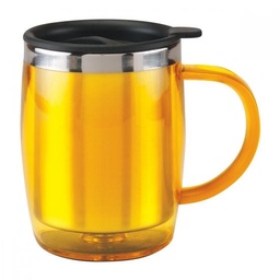 [001400] Taza Termica Burgos Amarillo PromoOpcion