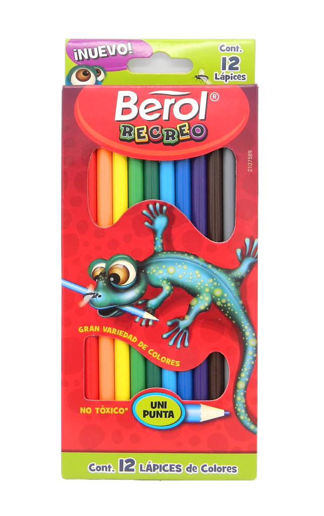 Colores Largos Recreo C/ 12 pzs Newell