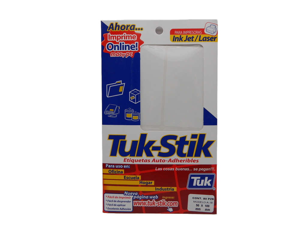 Etiqueta Adhesiva File 50 x 100 C/ 20 hjs Tuk