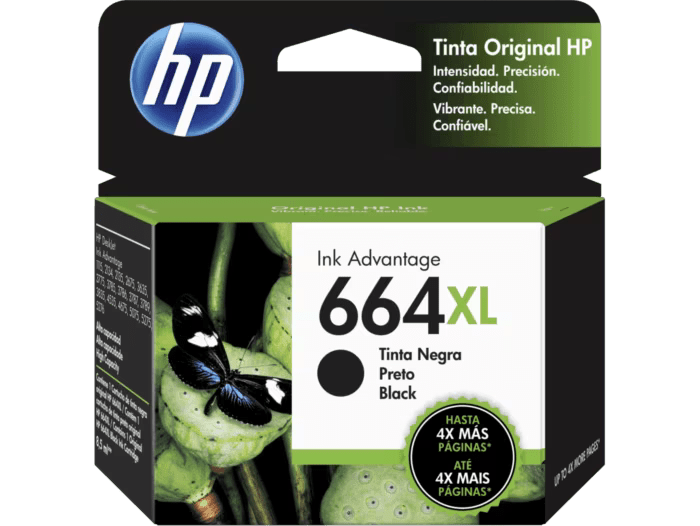 Cartucho HP 664XL Negro