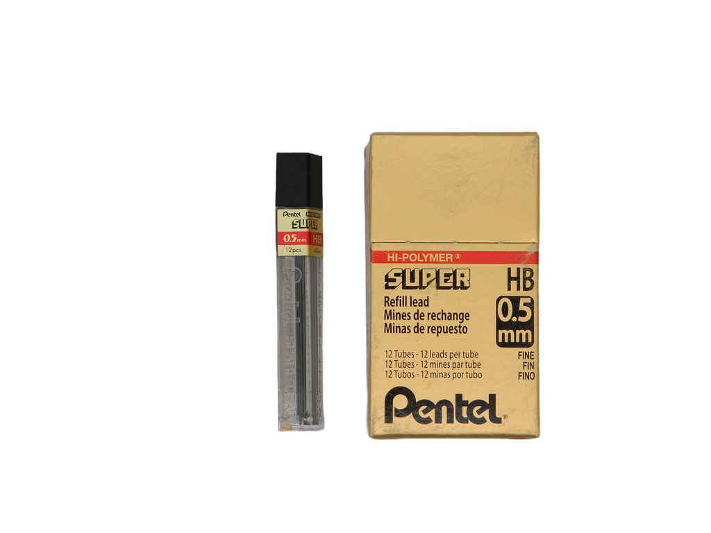 Puntillas Hi-Polymer 0.5 mm C/ 12 puntillas C/ 12 pzs Pentel