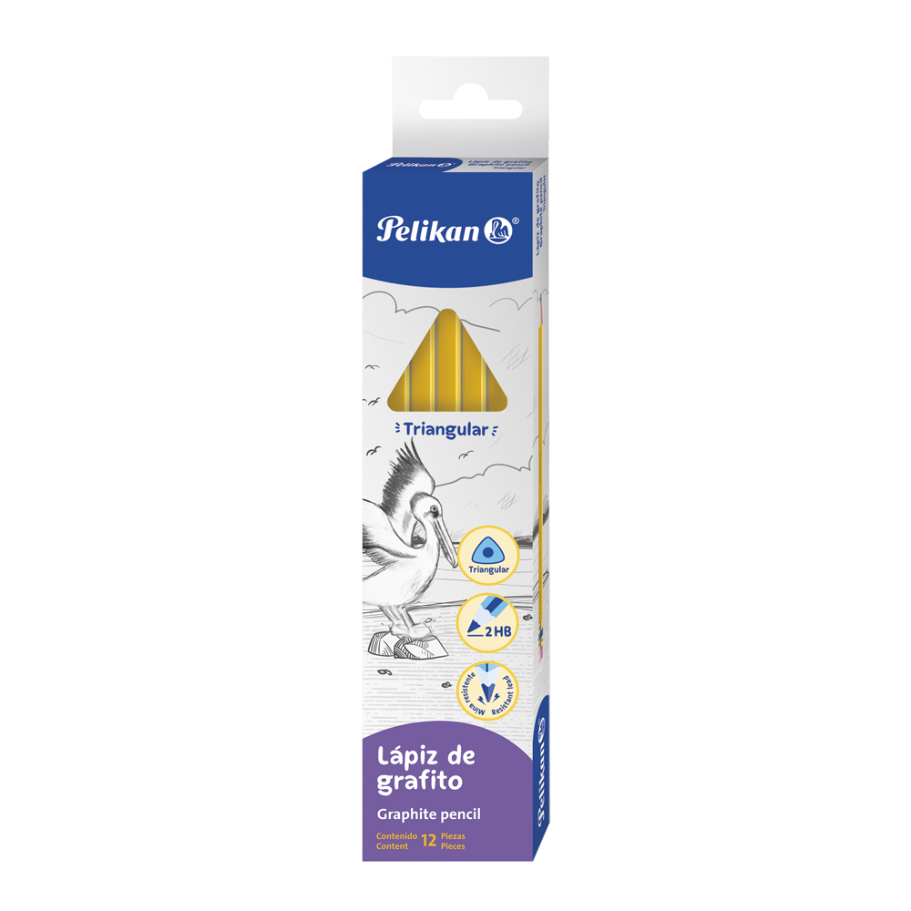 Lapiz Triangular #2 C/ 12 pzs Pelikan