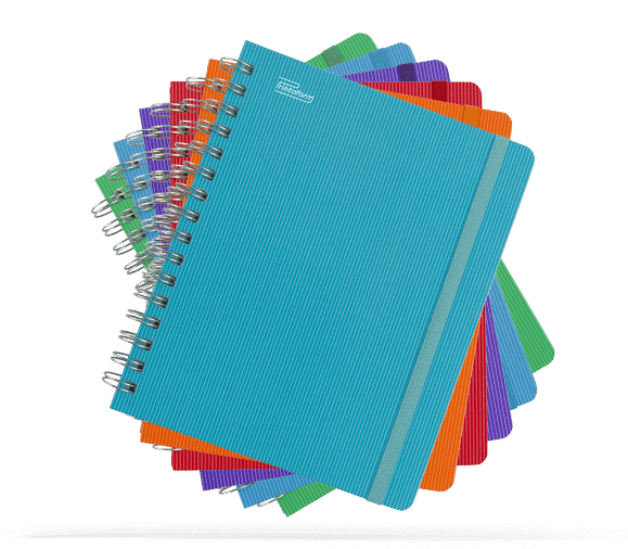 Libreta Book Rayada Arcoiris Pasta Dura C/ 100 hjs Printaform