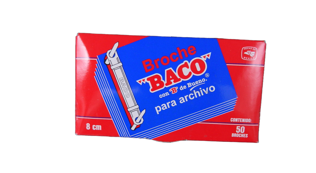 Broche #8 C/ 50 pzs Baco