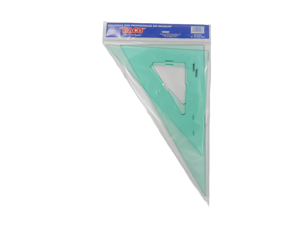 Escuadra Sem/ Pro S/ Grad 284560 Baco