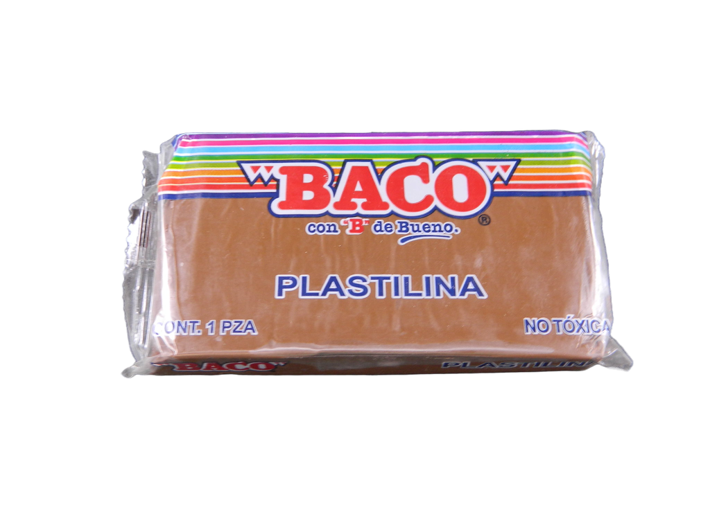 Plastilina 180 grs 58 Cafe C/ 5 pzs Baco