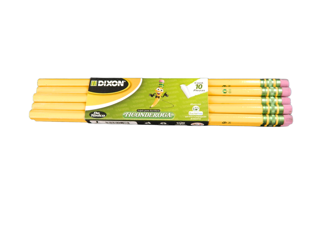 Lapiz Ticonderoga #2 C/ 10 pzs Dixon