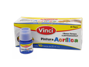Pintura Acrilica Vinci 023 Azul Ultramar 25 ml C/ 10 pzs Dixon