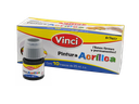 Pintura Acrilica Vinci 080 Negro 25 ml C/ 10 pzs Dixon