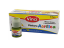 Pintura Acrilica Vinci 113 Verde Oro 25 ml C/ 10 pzs Dixon