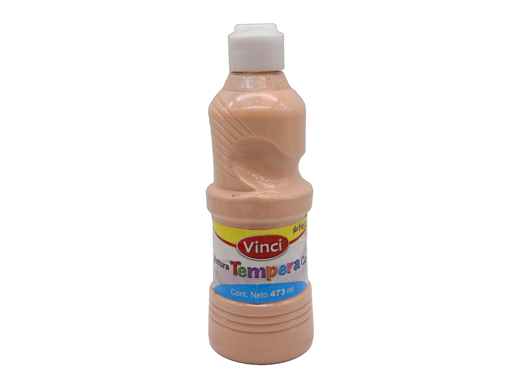 Pintura Tempera Vinci 473 ml Rojo Carne C/ 4 pzs Dixon