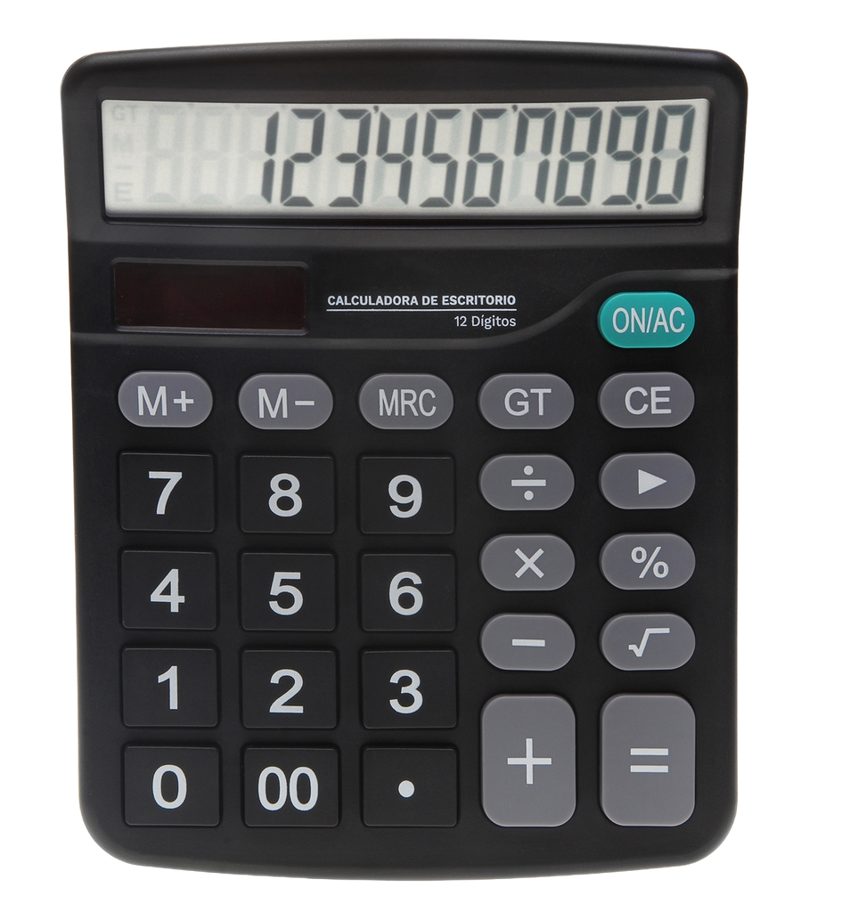 Calculadora Escritorio 12 Digitos Mediana Jumbo