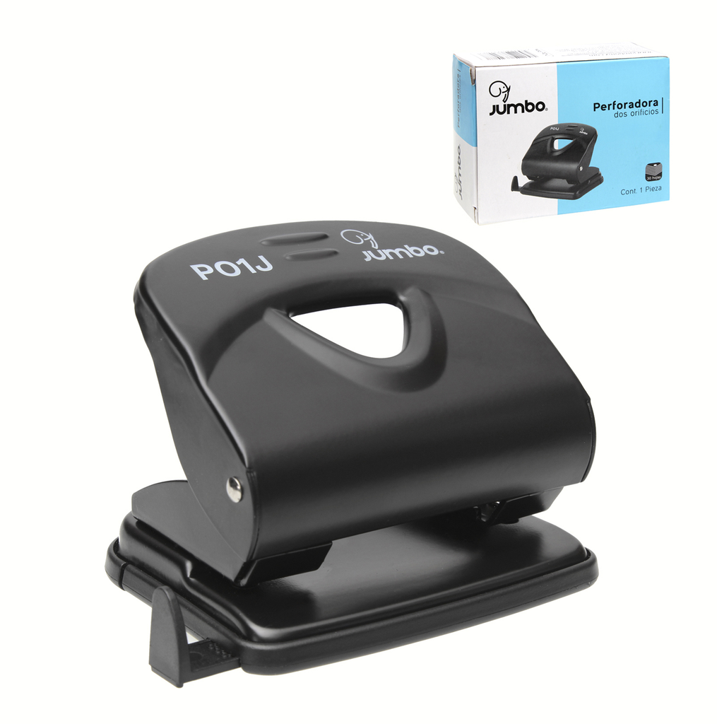 Perforadora Metalica 2 Orificios 30 hjs Jumbo